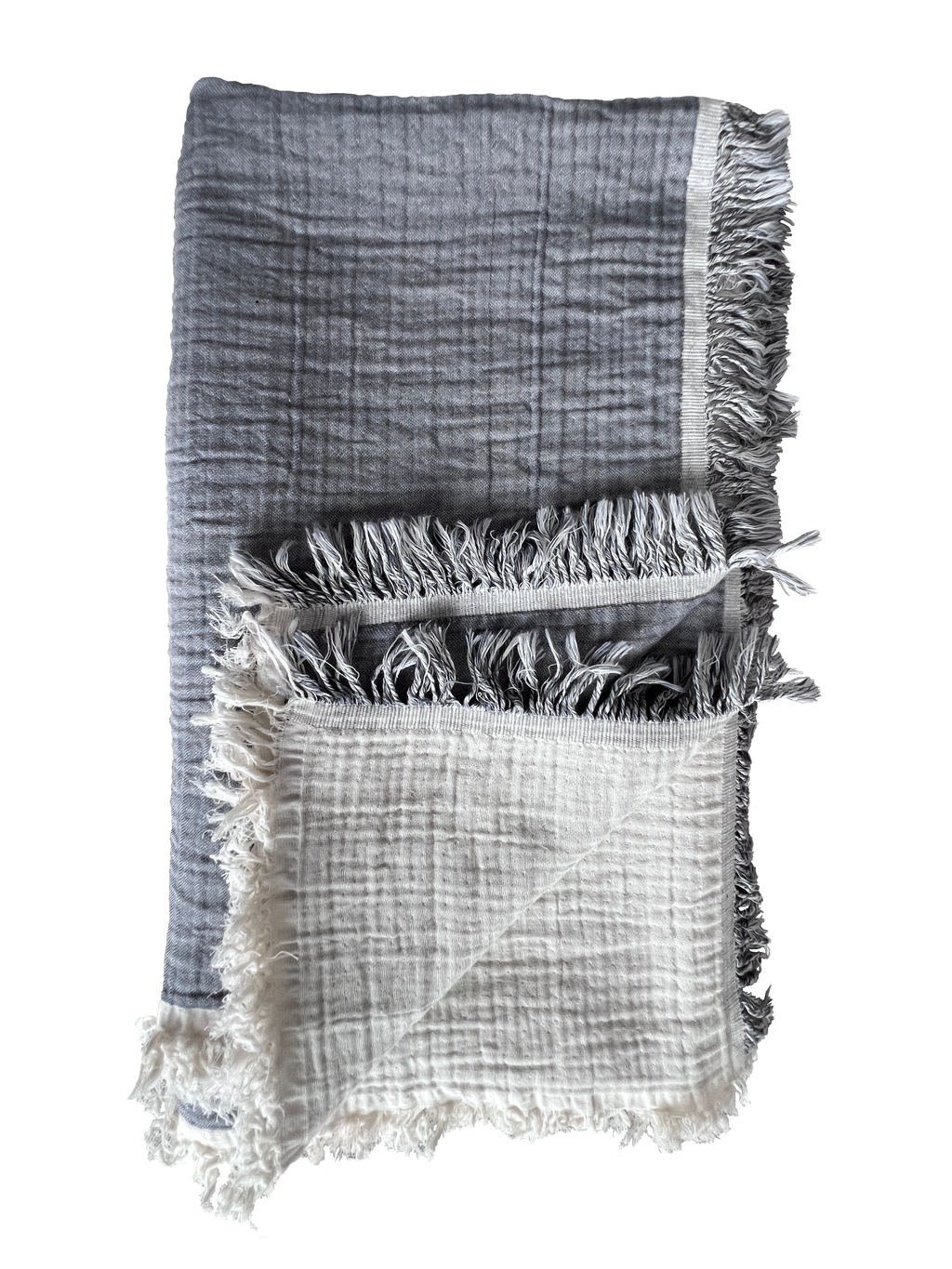 ANDREA DENIM Cotton Muslin Throw