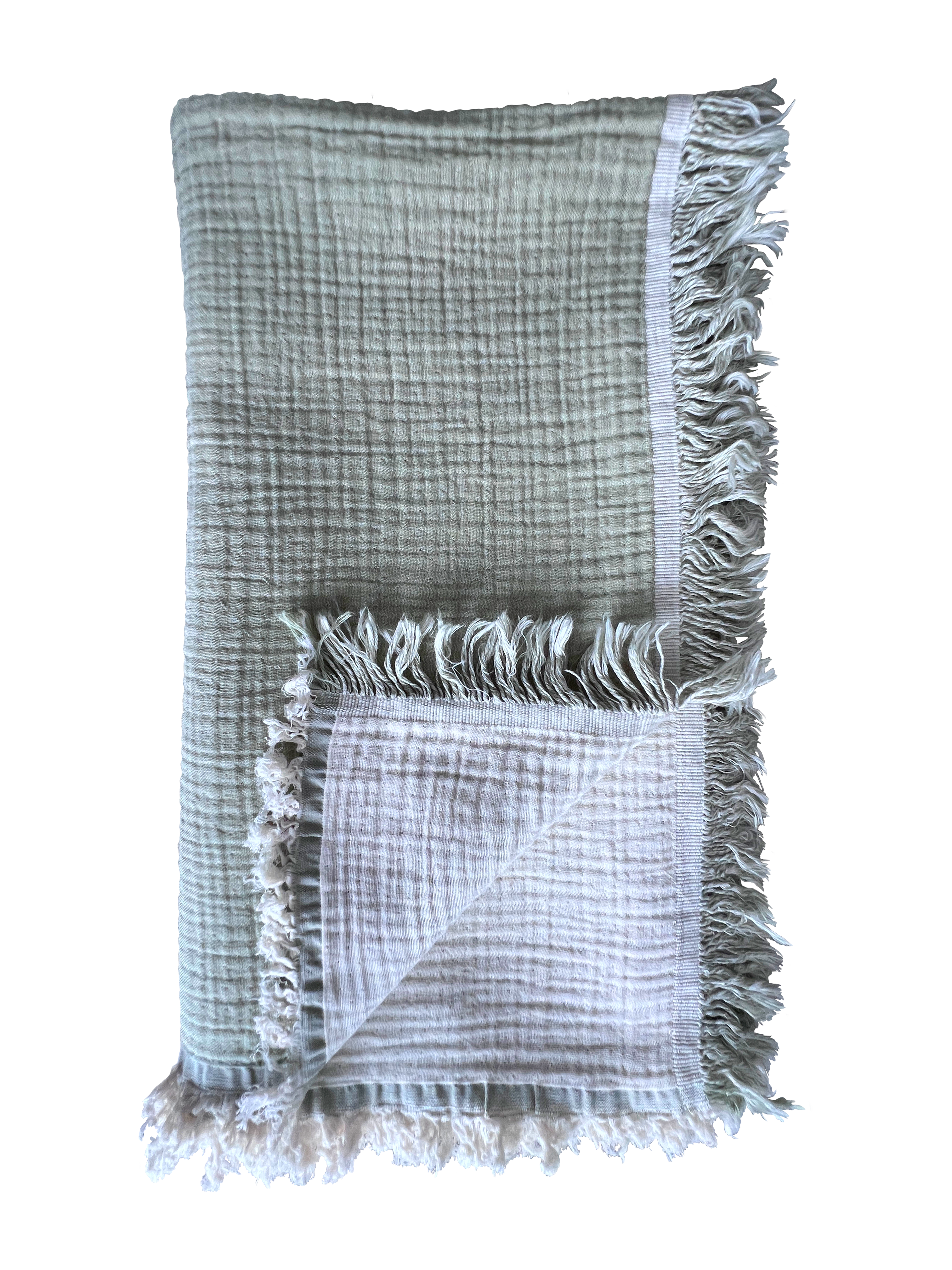 ANDREA SAGE Cotton Muslin Throw