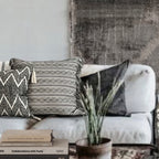 AZA Fringed Pillow Cover