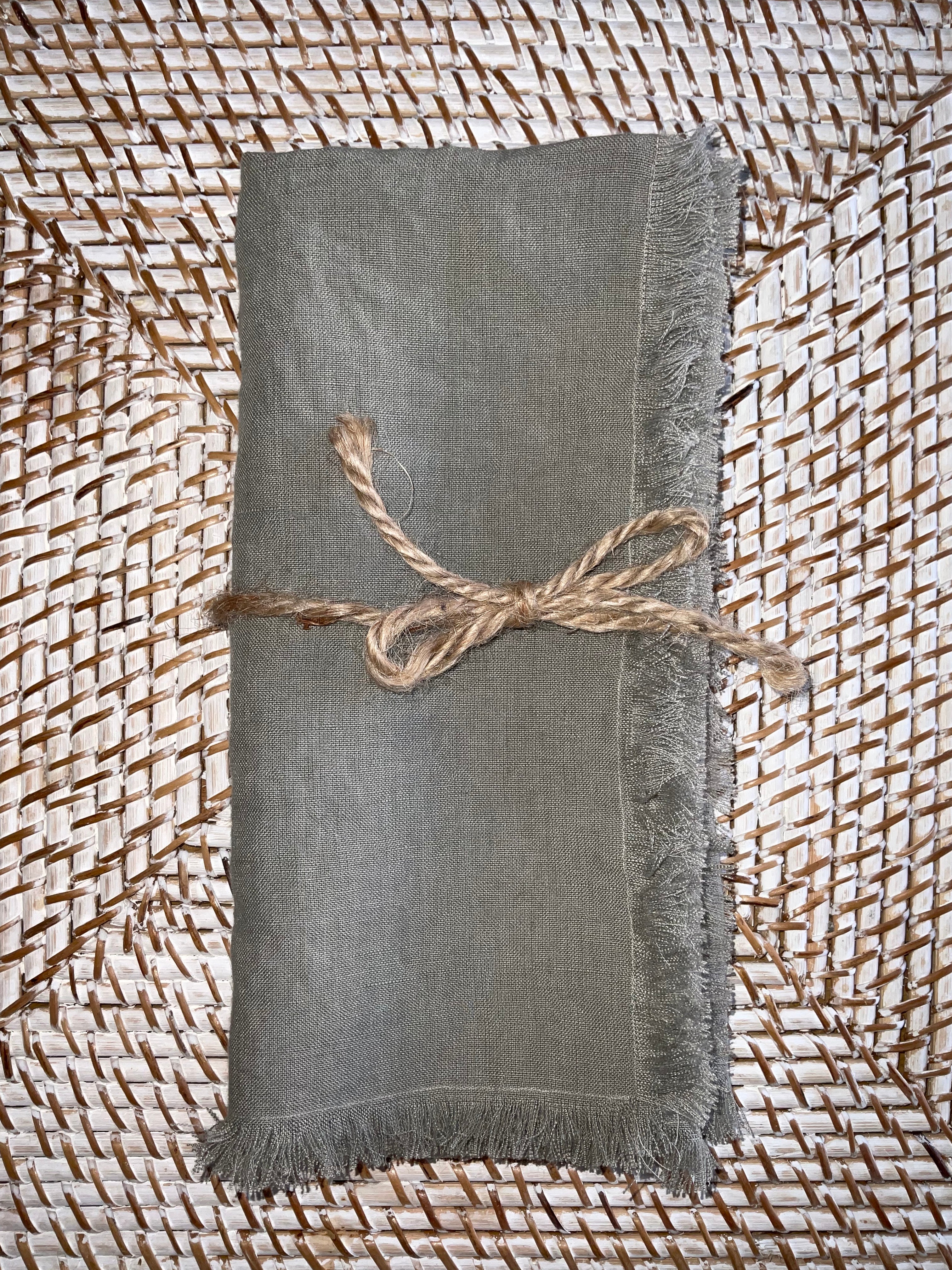 MALI set of 2 linen napkins