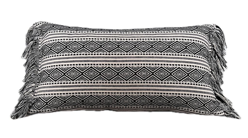 AZA Fringed Pillow Cover