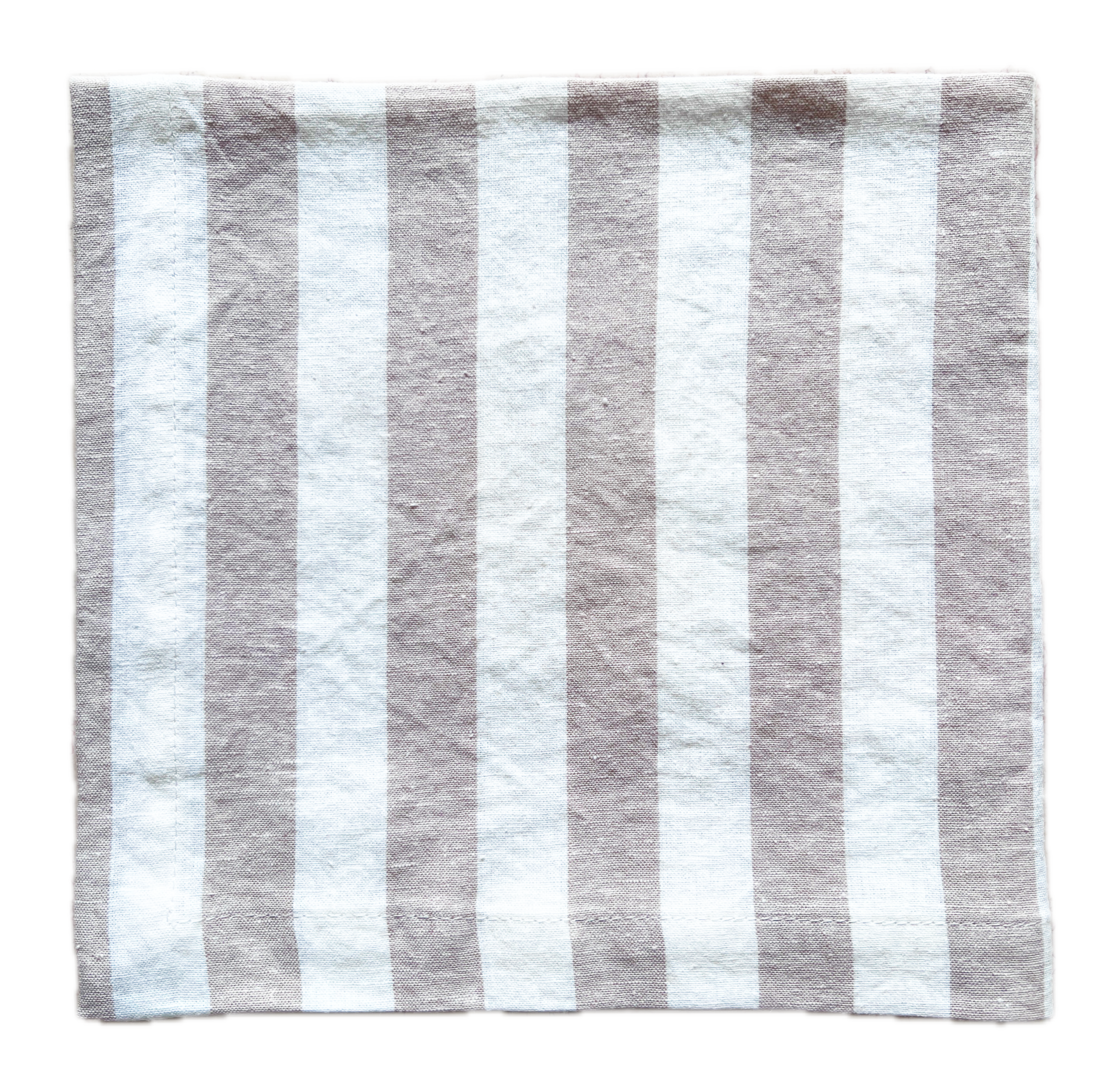 MONICA set of 2 striped linen napkins