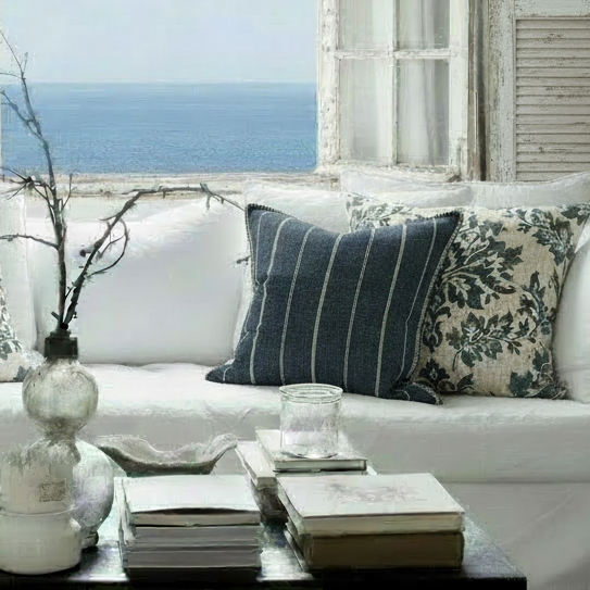 MARINA INDIGO Pillow Cover