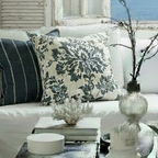 VICTORIA INDIGO Pillow Cover